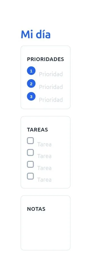 Ejemplo de planificador diario personalizado generado con CreaImprime